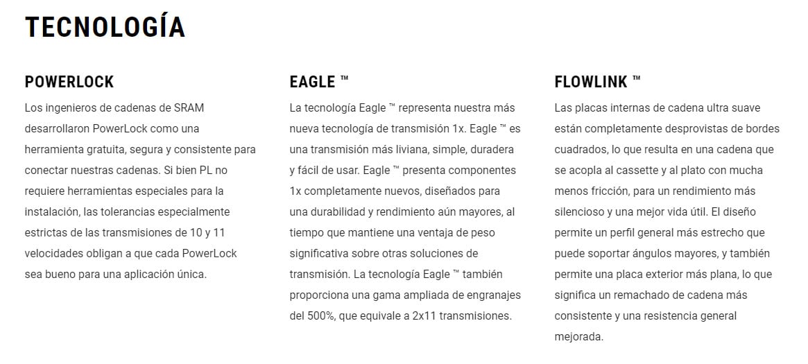CADENA GX EAGLE 
